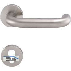 SOLIDO Dr�ckergarnitur TALIN - auf Rosette PZ, 38 - 45, Edelstahl matt