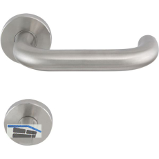 SOLIDO FH-Dr�ckergarnitur TALIN - auf Rosette WC, 38 - 45, Edelstahl matt