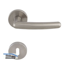 SOLIDO Dr�ckergarnitur PRAG - auf Rosette BB, vernickelt matt