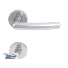 SOLIDO Dr�ckergarnitur PRAG - auf Rosette WC, verchromt