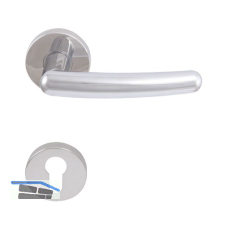SOLIDO Dr�ckergarnitur PRAG - auf Rosette PZ, verchromt, EI-30 FH