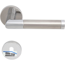 SOLIDO Dr�ckergarnitur RIO - auf Rosette BB, verchromt/vernickelt matt