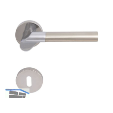 SOLIDO Dr�ckergarnitur SEVILLA - auf Rosette BB, verchromt/vernickelt matt