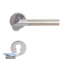 SOLIDO Dr�ckergarnitur SEVILLA - auf Rosette PZ, verchromt/vernickelt matt