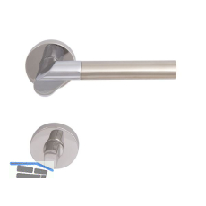 SOLIDO Dr�ckergarnitur SEVILLA - auf Rosette WC, verchromt/vernickelt matt