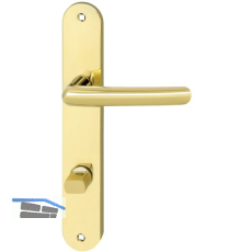 MARCHESI Dr�ckergarnitur PRAG - auf Schild WC 90, rechts, messingf�rbig PVD