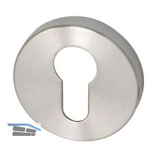 MARCHESI Rosette - Zylinderrosette PZ, Edelstahl matt