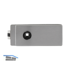 SOLIDO Schloss Studio SQUARE 508-UV-V unversperrbar, Glas 8-10mm, Edelstahl