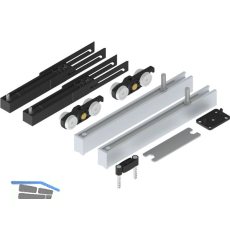 SOLIDO 100 Beschlagset Holz mit Einzugsd�mpfung beidseitig minimale Einbauh�he