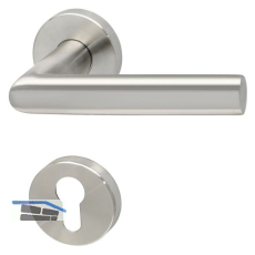 SOLIDO Dr�ckergarnitur VADUZ - auf Rosette PZ, 38 - 45, Edelstahl matt