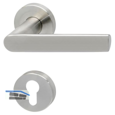 SOLIDO Dr�ckergarnitur DOVER - auf Rosette PZ, 38 - 45, Edelstahl matt