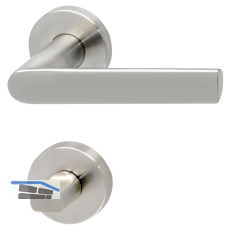 SOLIDO Dr�ckergarnitur DOVER - auf Rosette WC, 38 - 45, Edelstahl matt FH