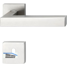 SOLIDO Dr�ckergarnitur MALM� - auf Rosette BB, 38 - 45, Edelstahl matt