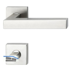 SOLIDO Dr�ckergarnitur MALM� - auf Rosette WC, 38 - 45, Edelstahl matt FH