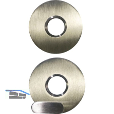 SOLIDO Solo Dr�ckerrosette - rund, innen Sperrknopf, au�en blind