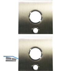 SOLIDO Solo Dr�ckerrosette - eckig, innen und au�en m. �ffnung f. Schl�ssel