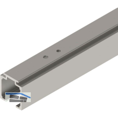 SOLIDO 100 Laufschiene auf Ma� geschnitten Edelstahl-Effekt