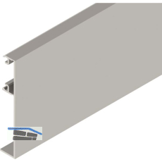 SOLIDO 100/HELM Technikblende auf Ma� geschnitten Edelstahl-Effekt