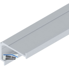 SOLIDO 100/HELM Montageschiene f�r Verblendung auf Ma� silber eloxiert