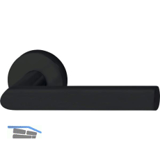 SOLIDO FH-Dr�ckerlochteil NORWEGEN �NORM - auf Rosette, Edelstahl schwarz