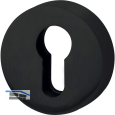 SOLIDO Zylinderrosette innen, rund, � 52 x 10, ohne Kernziehschutz, schwarz
