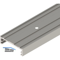 SOLIDO 100/HELM Befestigungsschiene WT Wandtasche auf Ma� Edelstahl-Effekt