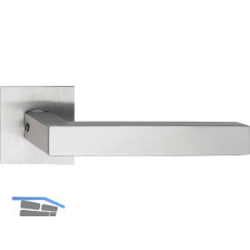 SOLIDO Dr�ckergarnitur MALM� - ohne Schl�sselrosette, eckig, Edelstahl