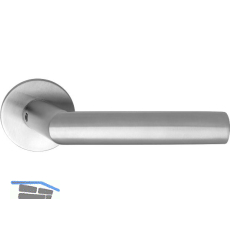 SOLIDO Dr�ckergarnitur VADUZ - ohne Schl�sselrosette, rund, Edelstahl