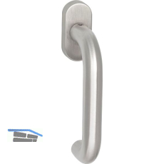 MARCHESI Fenstergriff Harmonie Lochteil lose, VK 7 x 35 mm, Edelstahl matt