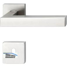 SOLIDO Dr�ckergarnitur MALM� DIN - auf Rosette BB, 38 - 45, Edelstahl matt