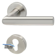 SOLIDO Dr�ckergarnitur VADUZ DIN - auf Rosette PZ, 38 - 45, Edelstahl matt