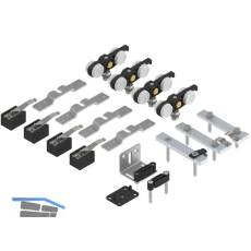 SOLIDO 100 Teleskopbeschlagset 2-fl�gelig Holz ohne Laufschiene