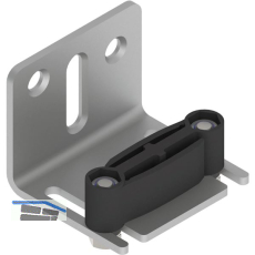 SOLIDO 100 Bodenf�hrung spielfrei mit Winkel 45 mm