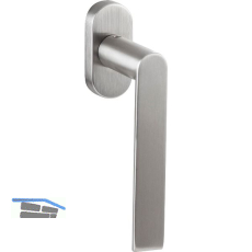 SOLIDO Fenstergriff DOVER, Vierkantstift 7x35 mm, Edelstahl matt