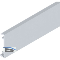 SOLIDO 100/HELM Klipsblende ME minimale Einbauh�he silber eloxiert L=6000 mm