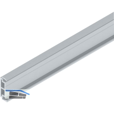 SOLIDO 100/HELM Abstandsprofil 9 mm auf Ma� L=6000 mm silber eloxiert
