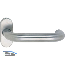 GRUNDMANN Dr�cker GEOS - auf Rosette, 1754 D8K, 8, silber eloxiert