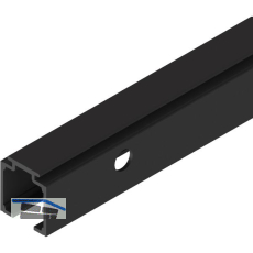 SOLIDO 100 Laufschiene seitlich gebohrt L=2500 mm schwarz matt