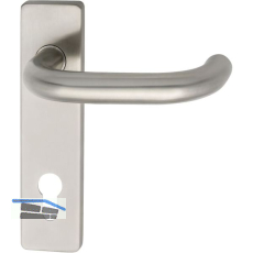 FH-Dr�ckergarnitur GEOS 1754/D52K - auf Kurzschild PZ88, 38 - 43, Edelstahl matt