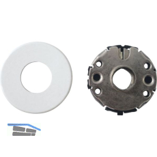 HEWI Dr�ckerrosetten innen 305.20R - Polyamid, lichtgrau