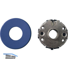 HEWI Dr�ckerrosetten innen 305.20R - Polyamid, stahlblau