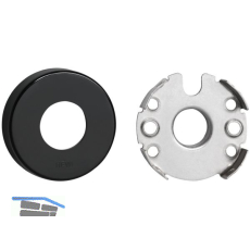 HEWI Dr�ckerrosetten 305.23R - Polyamid, tiefschwarz