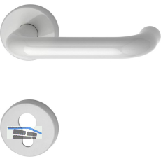 FH-Dr�ckergarnitur111.20 R FH - auf Rosette PZ, lichtgrau