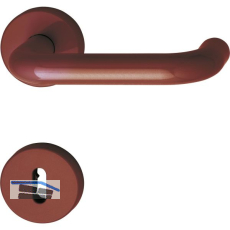 Dr�ckergarnitur 111.23 R - auf Rosette BB, 38 - 48, rubinrot