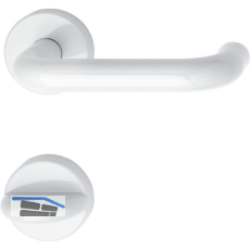 Dr�ckergarnitur 111.23 R - auf Rosette WC, 38 - 48, reinwei�