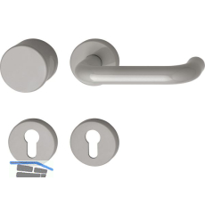 Wechselgarnitur 111.20 R/122.23 - auf Rosette PZ felsgrau