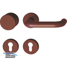 Wechselgarnitur 111.23 R/122.23 - auf Rosette PZ rubinrot