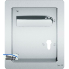 FSB Turnhallenmuschel 77 7952 - 200 x 230 , links, PZ 72 , VK 9, Edelstahl