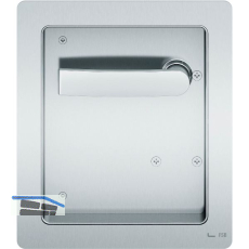 FSB Turnhallenmuschel 77 7952 - 200 x 230 , links, ungelocht, VK 9, Edelstahl