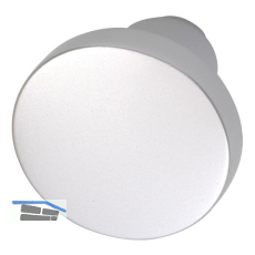 Knopfdr�ckerlochteil Flachform, � 45 mm, Aluminium silber eloxiert